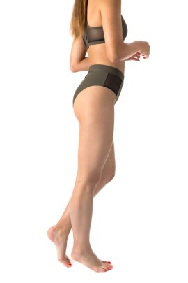 Dragonfly Short Molly Résille Kaki