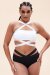 Lunalae Brassière croisée Renee Blanc XS