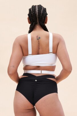 Lunalae Brassière croisée Renee Blanc L