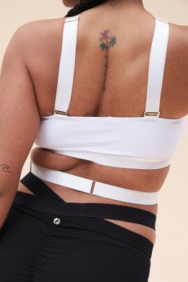 Lunalae Brassière croisée Renee Blanc L