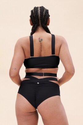 Lunalae Brassière croisée Renee Noir