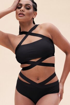 Lunalae Brassière croisée Renee Noir XS