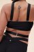 Lunalae Brassière croisée Renee Noir M