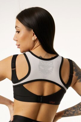 Polerina Haut LUX Noir/Blanc S