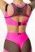 Polerina Haut LUX Rose vif/Noir M