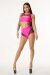 Polerina Haut LUX Rose vif/Noir XL