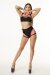 Polerina Haut LUX Noir/Rose M
