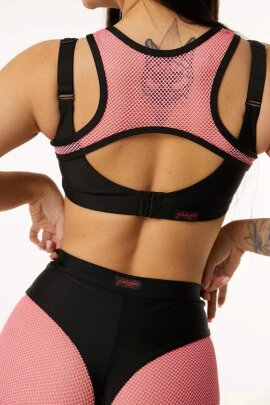 Polerina Haut LUX Noir/Rose XL