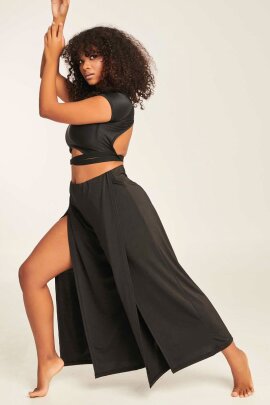 Paradise Chick Pantalon Aster Polecious Noir L