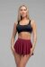 i-Style Jupe évasée Sport Rouge foncé