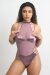 Zasha Polewear Combinaison Sabrina Mauve XS