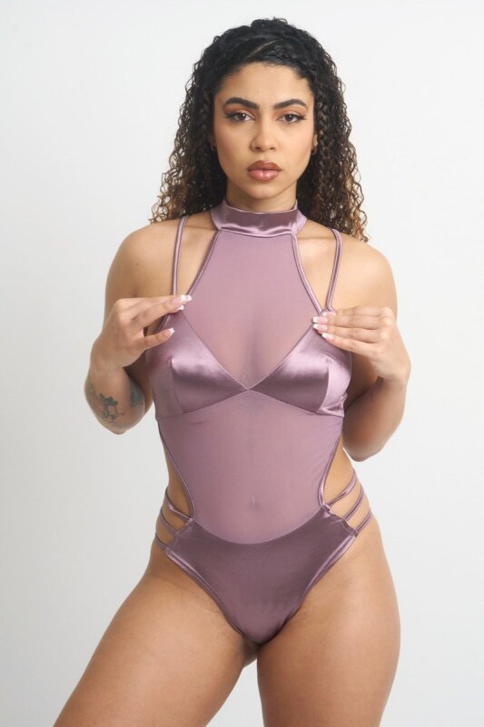 Zasha Polewear Combinaison Sabrina Mauve L