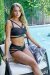 Zasha Polewear Short taille basse Emily Noir L
