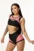 Polerina Short Noir/Rose