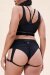 Lunalae Short taille basse Cora Noir