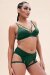 Lunalae Short taille basse Cora Vert mousse