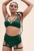 Lunalae Short taille haute Cora Vert mousse M