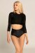 Paradise Chick Haut Superhero Ultra Grip Léopard Noir XS
