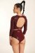 Paradise Chick Haut Superhero Ultra Grip Léopard Cerise XS