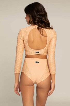 Paradise Chick Haut Superhero Ultra Grip Léopard Nude XS