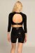 Paradise Chick Short grip cycliste Superhero Léopard noir L
