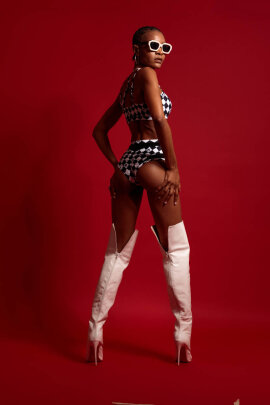 Oksa Wear Short Motifs à carreaux L