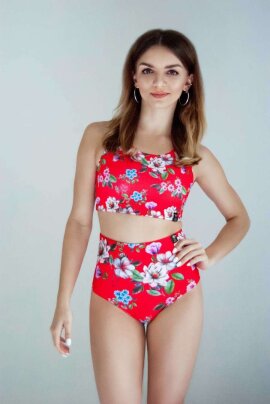 Pole Addict Short taille haute Just Blossom XS