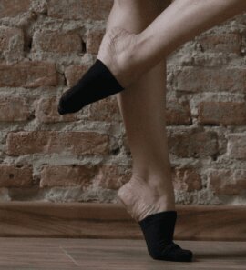 Chaussettes de protection de pointes Noir