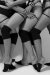 Chaussettes de protection de pointes Noir