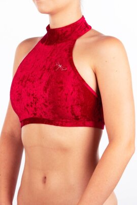 Dragonfly Haut velours Lisette Rouge L