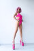 Pole Addict Combinaison Mesmerised Néon Rose XS