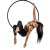 PoleSports Cerceau aérien avec suspension à 1 point Ø 30,0 mm Noir