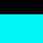 Turquoise / Noir